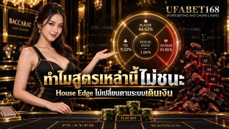 house edge บาคาร่า