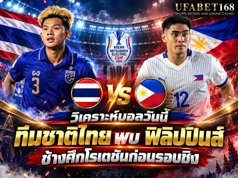 วิเคราะห์บอลวันนี้ ไทย vs ฟิลิปปินส์
